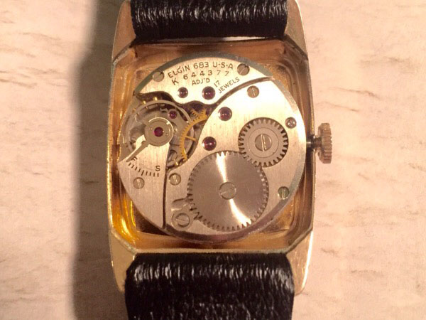 エルジン ELGIN 1950年代前期 USA製ムーブメント 手巻き式 ビンテージ