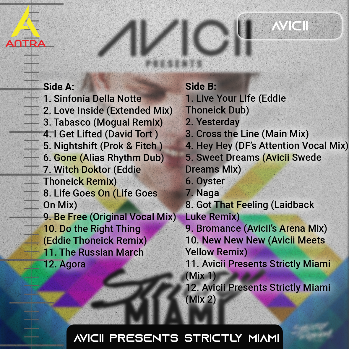 Avicii Cassette Tape Collection – True, Stories, Tim, The