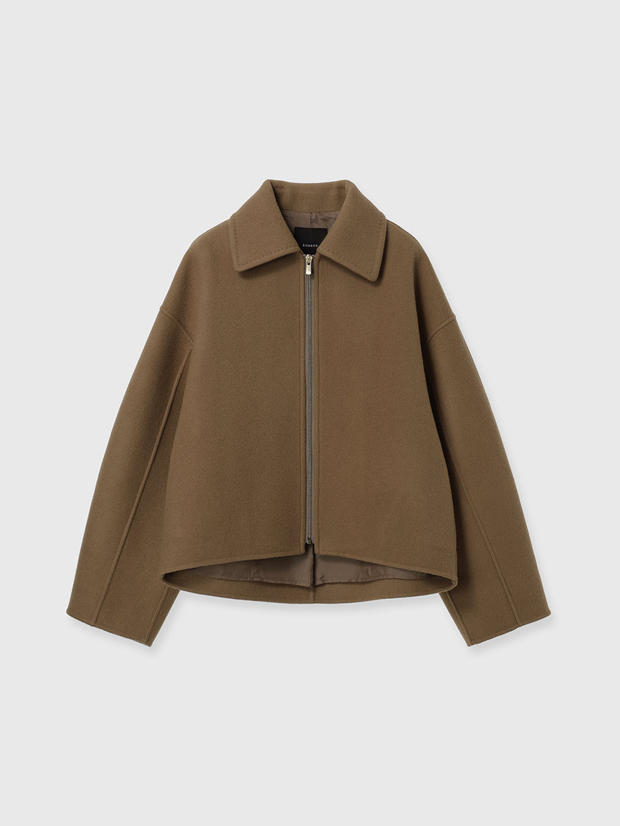 リバーウールショートコート