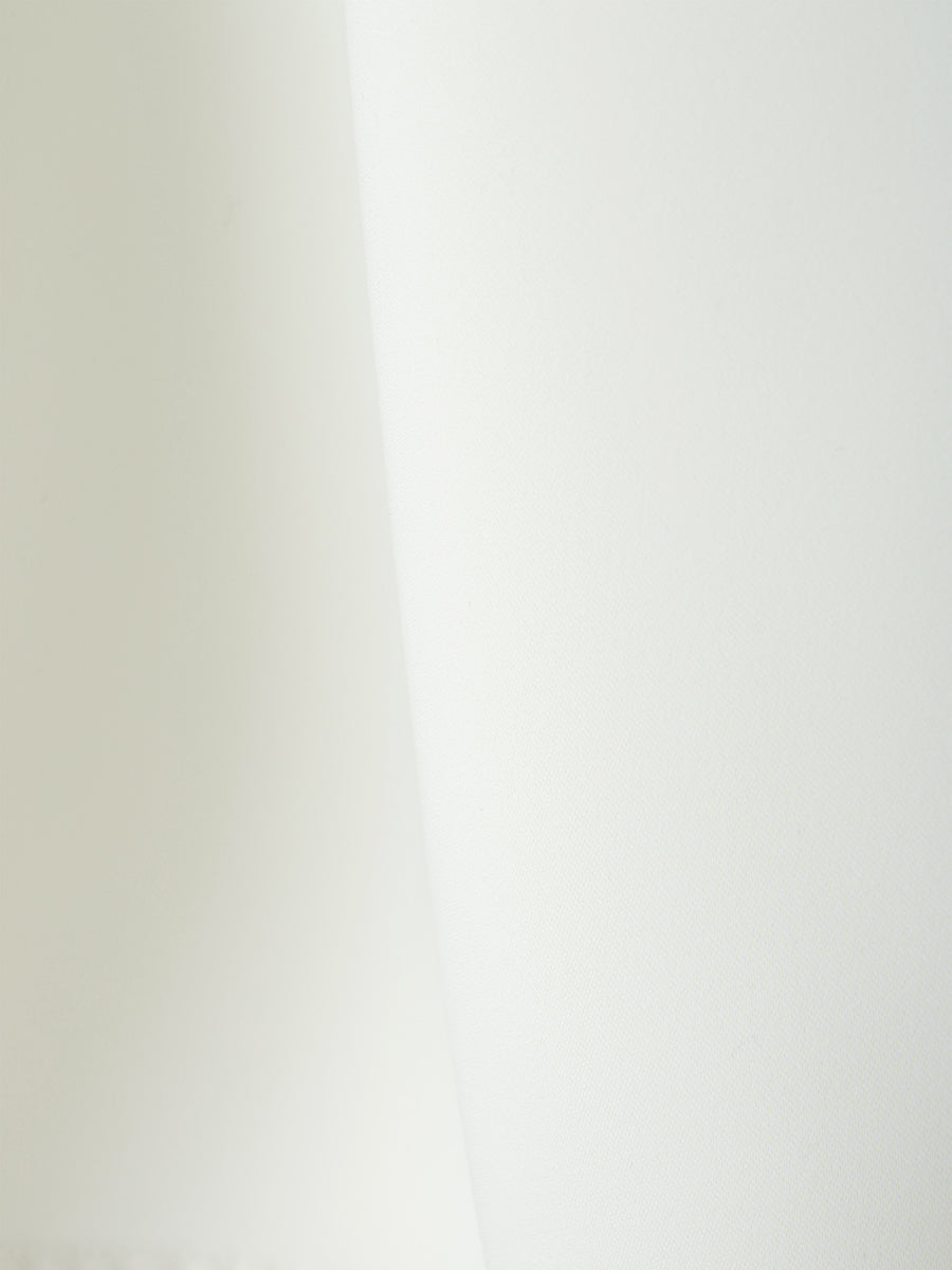 ダブルクロスドレープネックブラウス