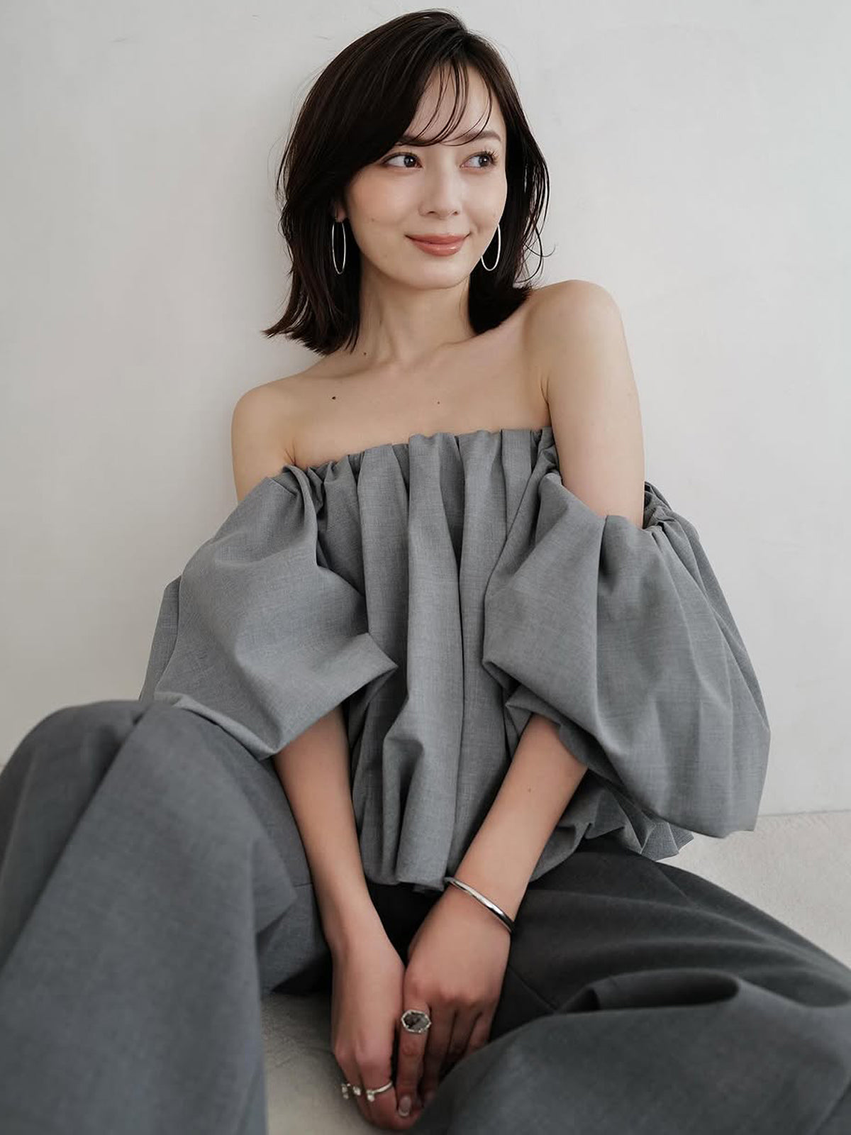 ボリュームバルーントップス