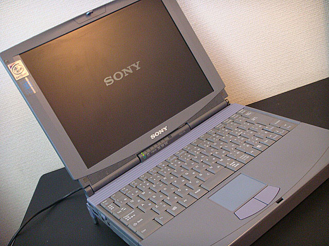 VAIO NOTE PCG-719 (Sony) 1997年 | 古いハードに囲まれて since2011