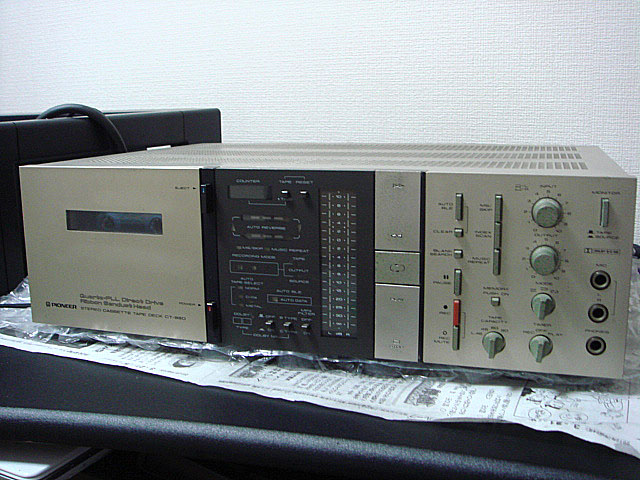 CT-970 (PIONEER) 1980年 ジャンク品の修理編 | 古いハードに囲まれて
