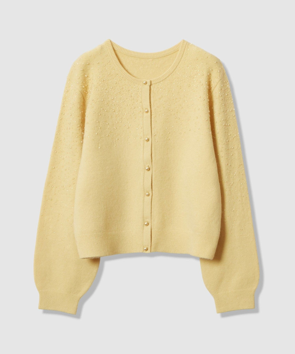 セットアップ対応商品】リップルビーズ カーディガン|ANAYI OFFICIAL