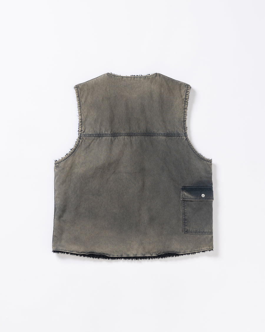 AN385 REVERSIBLE DUCK VEST BLACK – ANACHRONORM