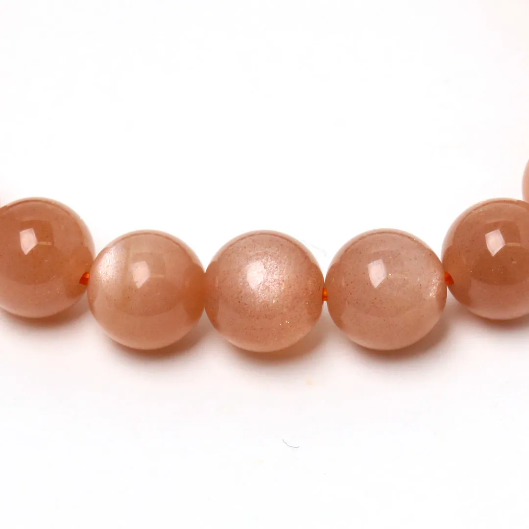 2つの輝きを楽しめるオレンジムーンストーン - 石の音ブログ