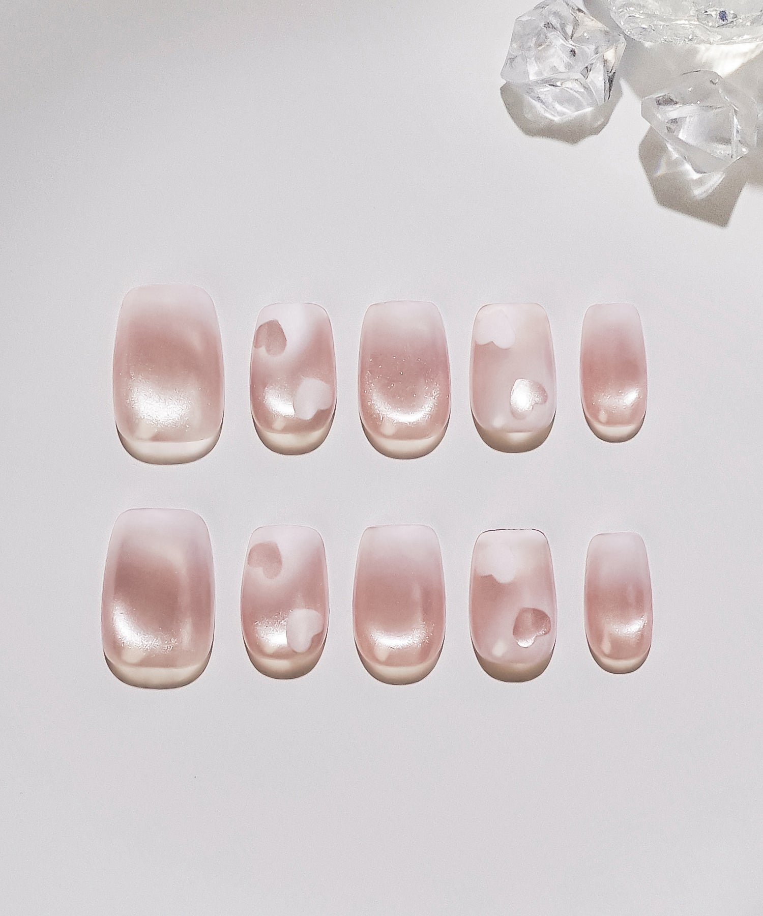 当日発送】水光ネイルベービーブーマーピンクマグネットハートスプレー