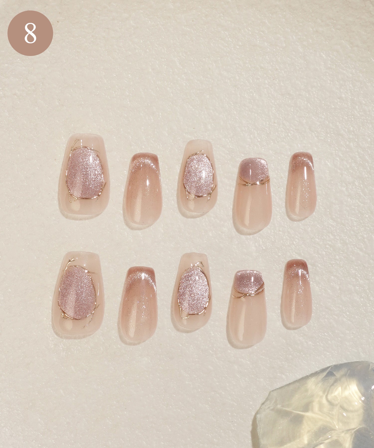 特別価格64%OFF】ネイルチップ最大30日間持続できるSTARTER SET