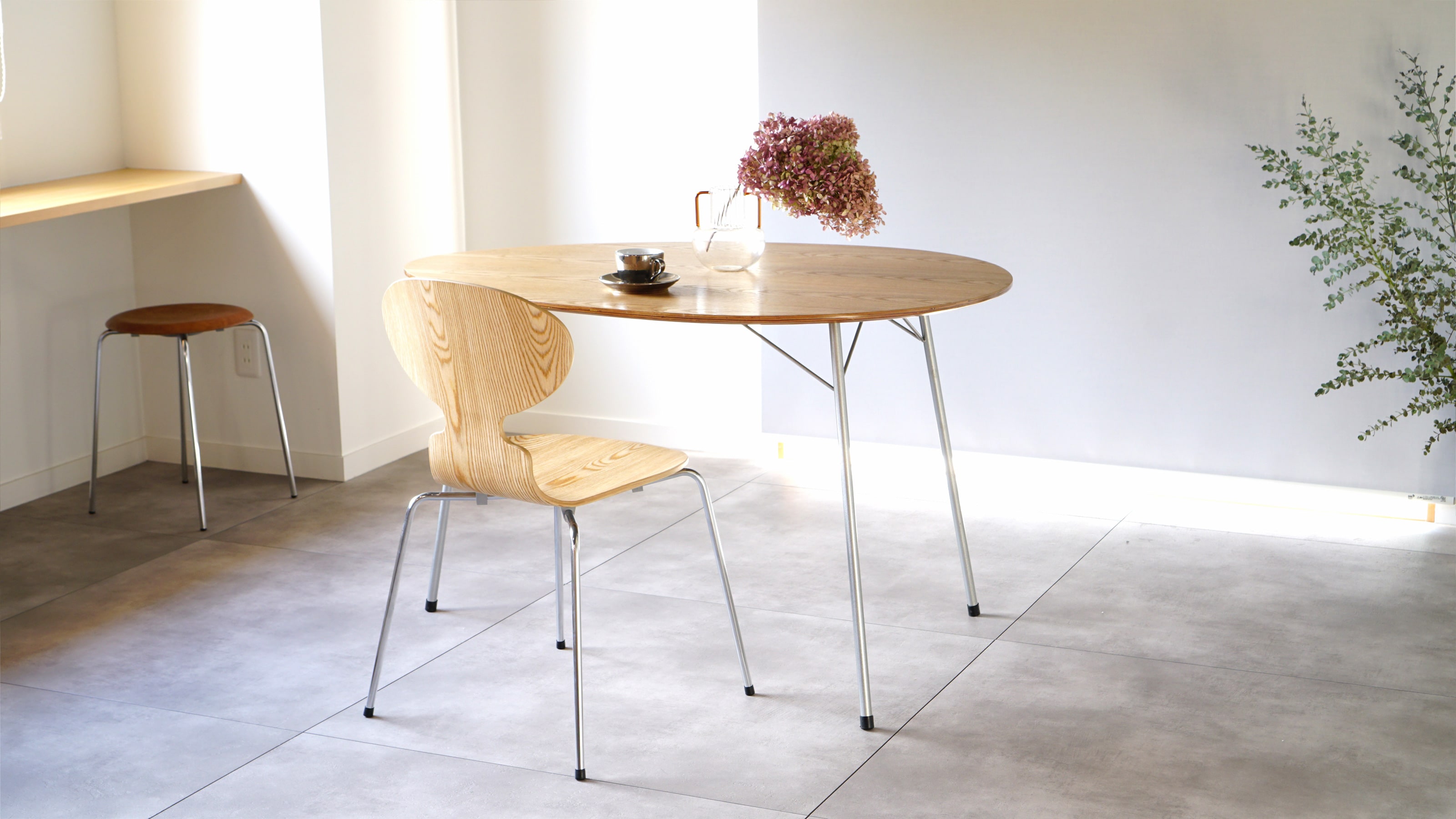 アッシュ】2脚セット アルネ ヤコブセン アントチェア リプロダクト