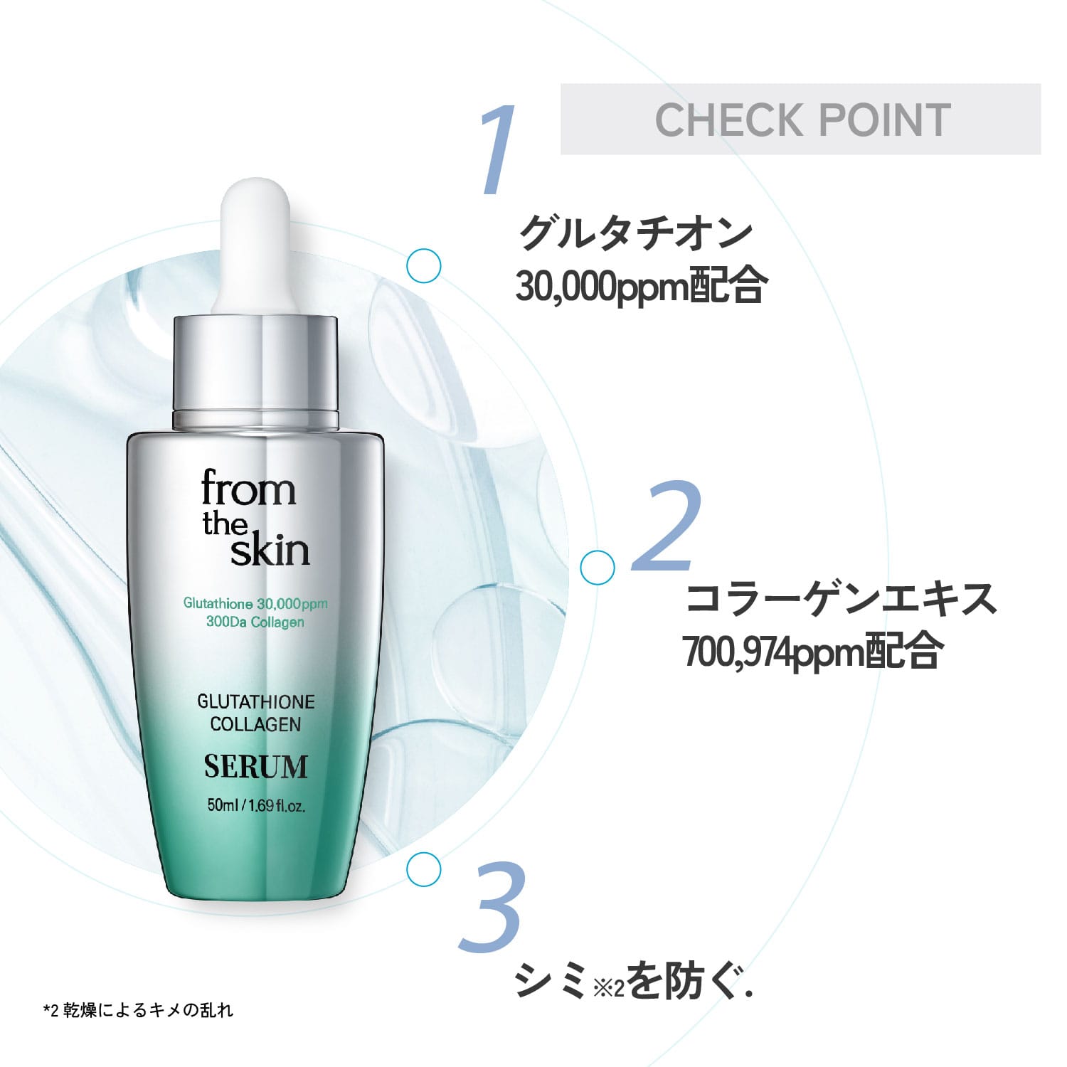 正規販売品】 フロムザスキン グルタチオンコラーゲンセラム 50ml 韓国