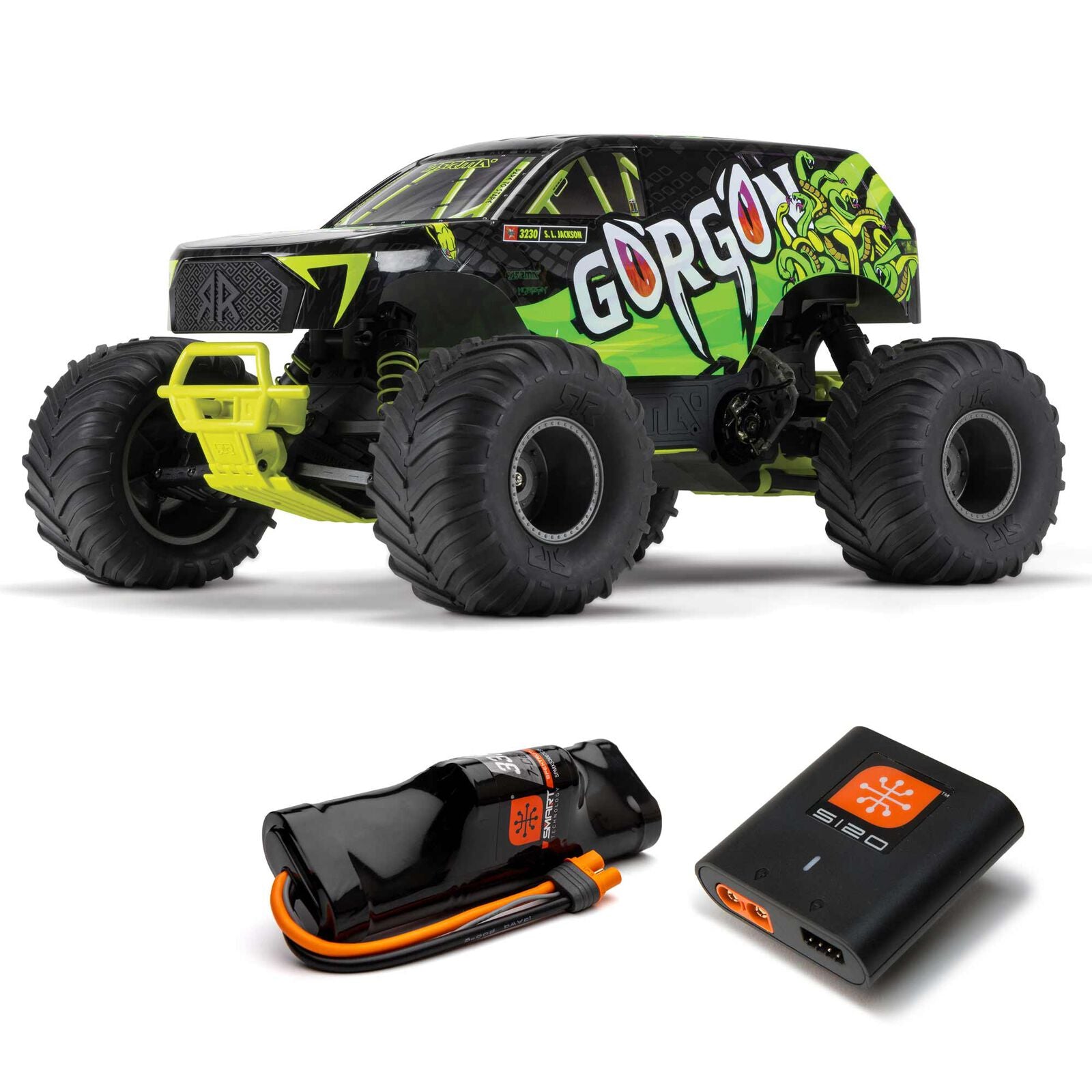 Arrma 1/10 GORGON 2WD Monster Truck RTR with Battery & Charger