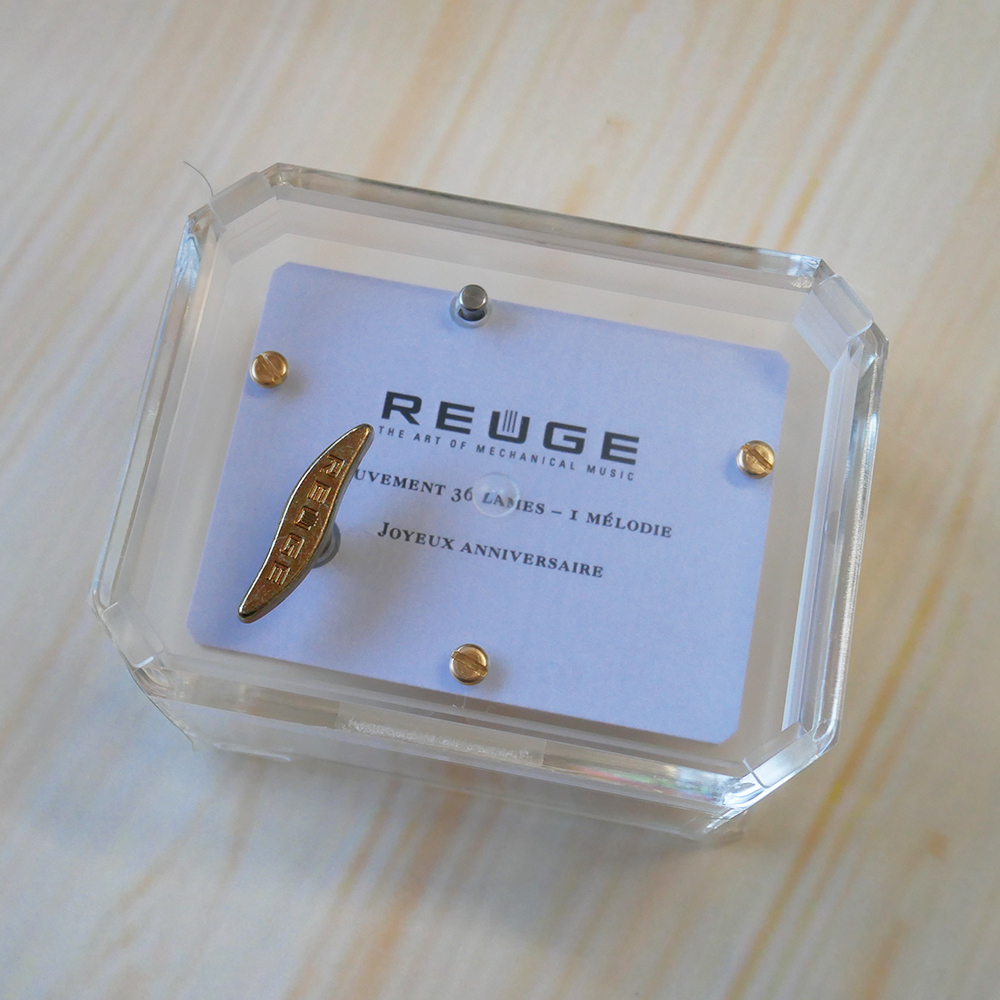 リュージュ REUGE オルゴール 36弁 ペーパーウェイト AXA.36.2708.000+