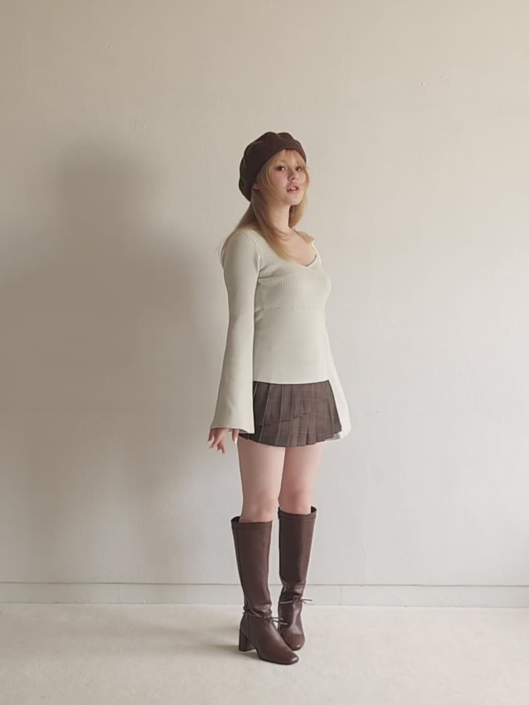 ANDMARY】Marge cachecoeur knit