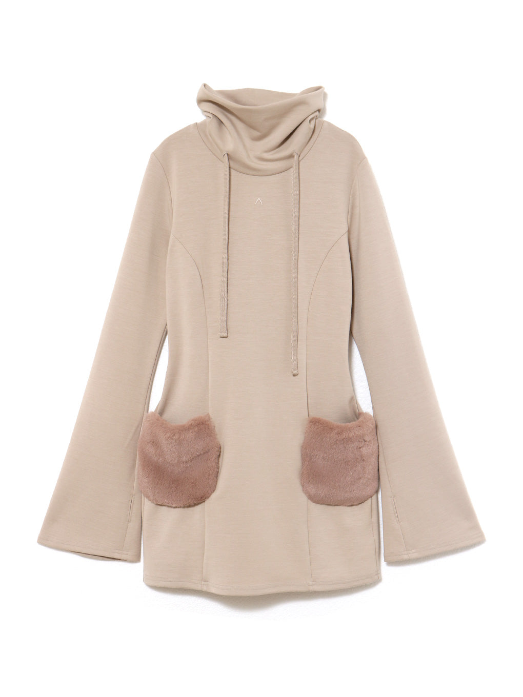 ANDMARY】Fur pocket mini dress