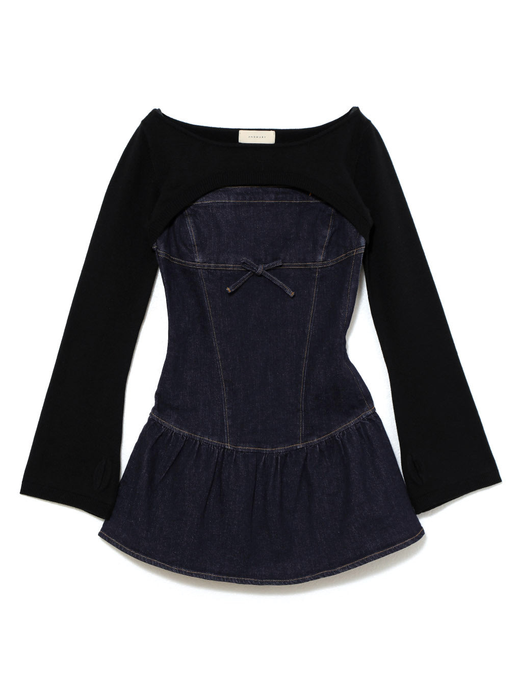 ANDMARY】Bonnie denim mini dress