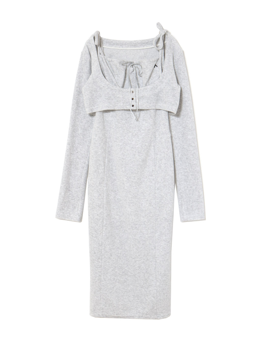 Roy velour set long dress