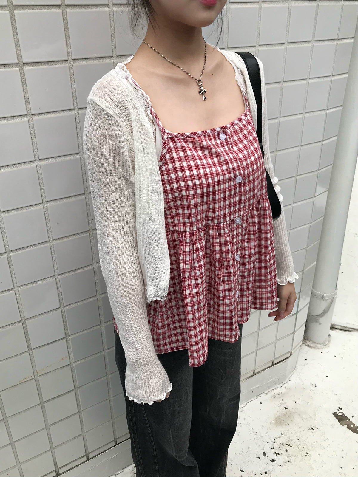 チェックキャミソールビスチェ – ANDOR ONLINE