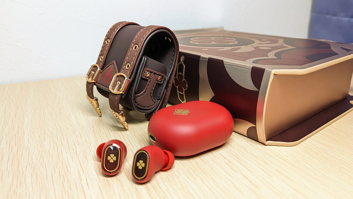 Redmi AirDots 3 Pro 原神版レビュー。クレーをモチーフとしたデザイン