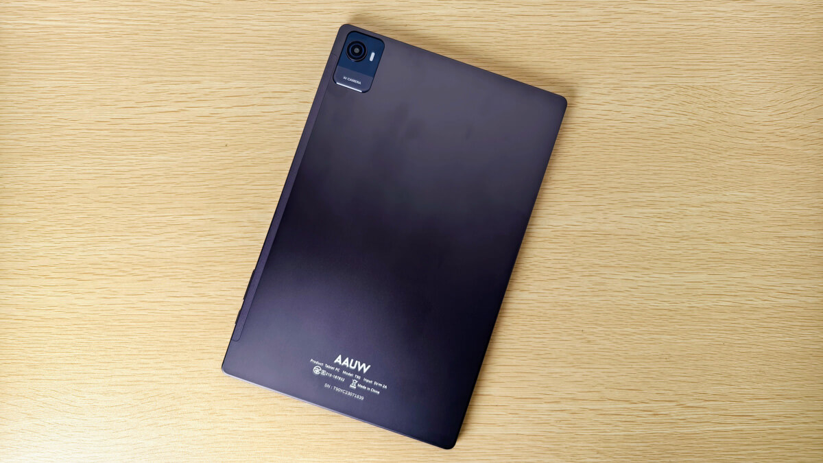 AAUW T90 レビュー。1.7万円で10.51インチFHDディスプレイのタブレット