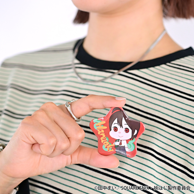 妖怪学校の先生はじめました！｜星型缶バッジ（安倍晴明）