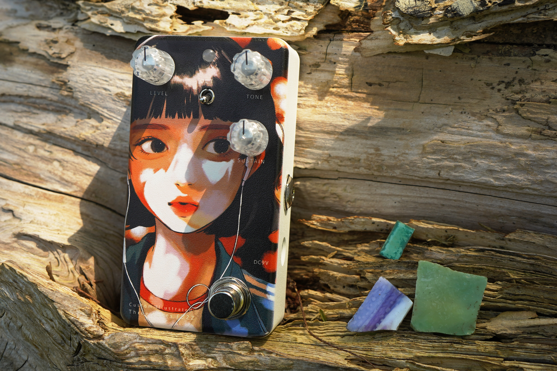 Custom Illustrated / IOFTDF might #01 Three Foxes Fuzz – Animals