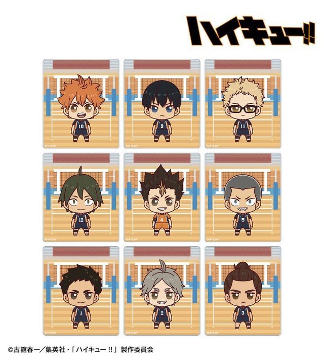 ハイキュー!!」日向や月島、黒尾、研磨が“ちょこん”♪ 描き起こし