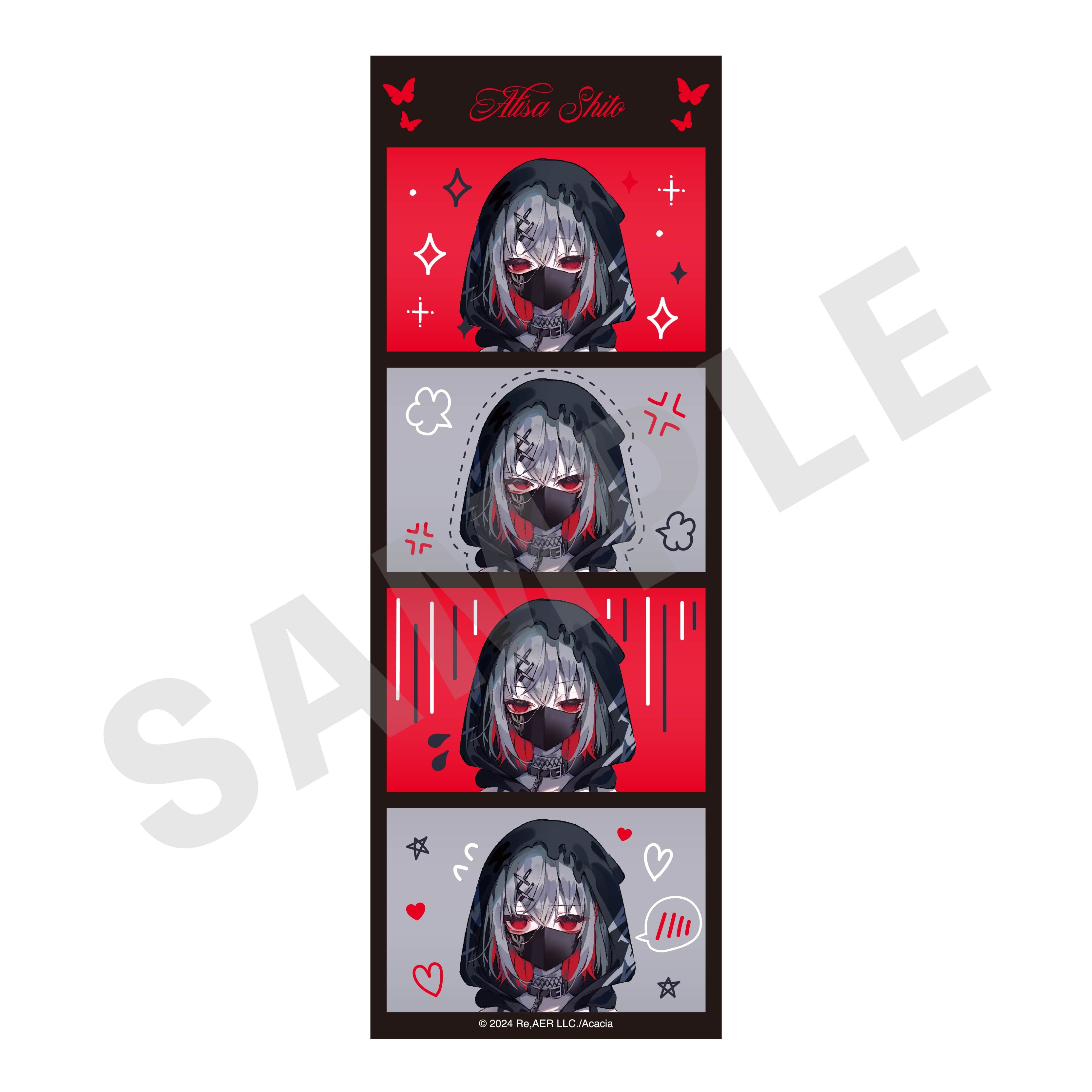 単品】「魔法少女ノ魔女裁判」トレーディング 喜怒哀楽風しおり（全13