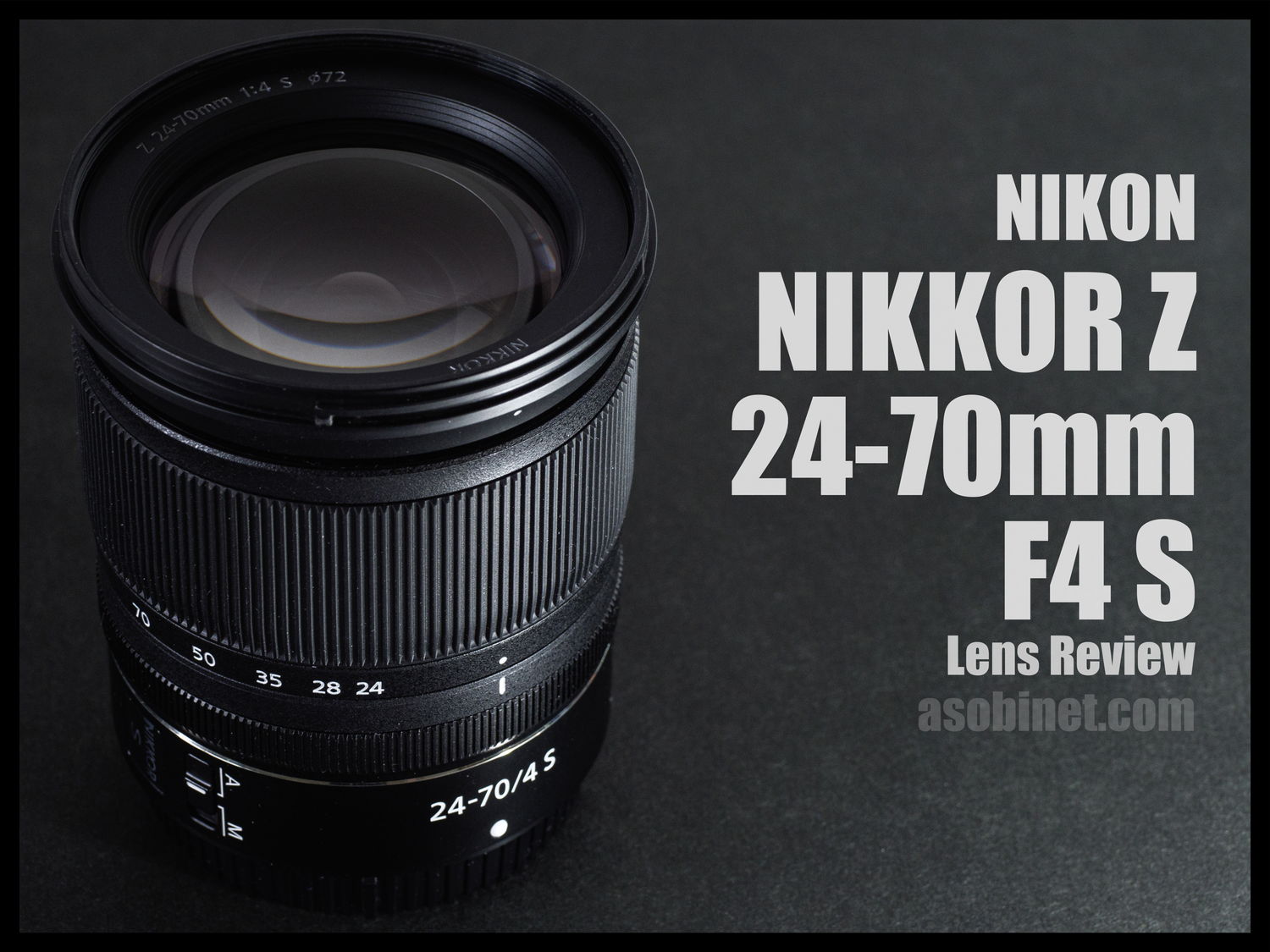 ニコンNIKKOR Z 24-70mm f/4 S 交換レンズレビュー【解像力テスト編