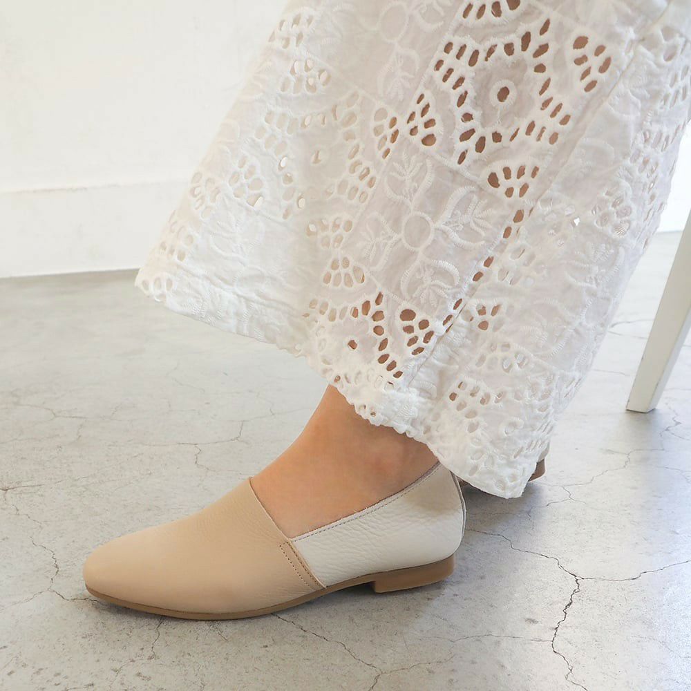 防水｜Lカットフラットシューズ（EN_5360373） | あしながおじさん