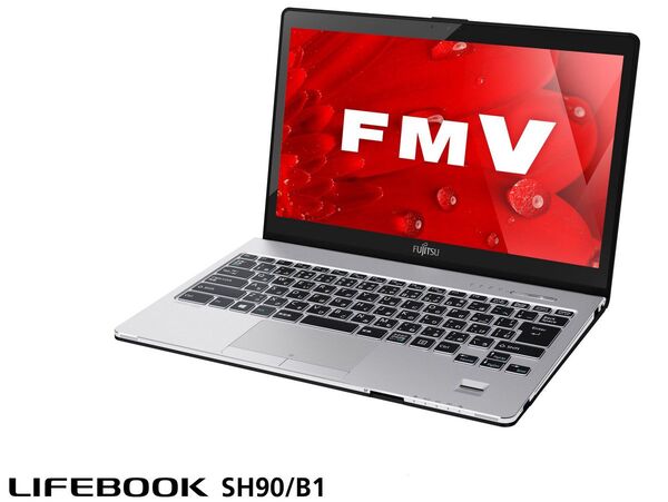 ASCII.jp：IGZO搭載で14時間駆動する富士通の13.3型ノートPC「SHシリーズ」