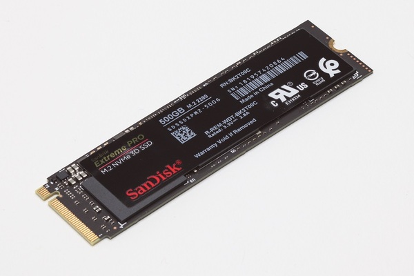 ASCII.jp：“エキプロ”伝説再び、SanDisk Extreme Pro M.2 NVMe 3D SSD