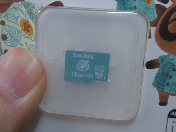 ASCII.jp：どうぶつの森仕様の任天堂公式のSwitch対応microSDに512GBモデル