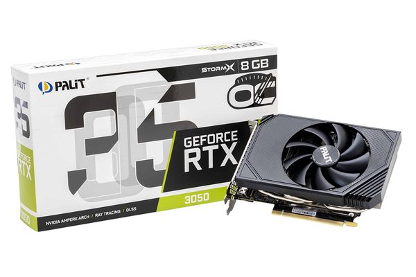 ASCII.jp：奥行き170mmのPalit「GeForce RTX 3050 StormX OC」を触って