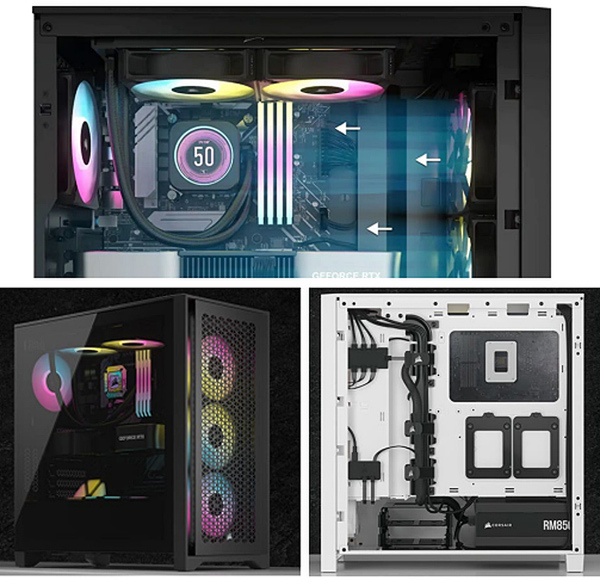 ASCII.jp：アスク、CORSAIR製ミドルタワー型PCケース「iCUE 4000D RGB