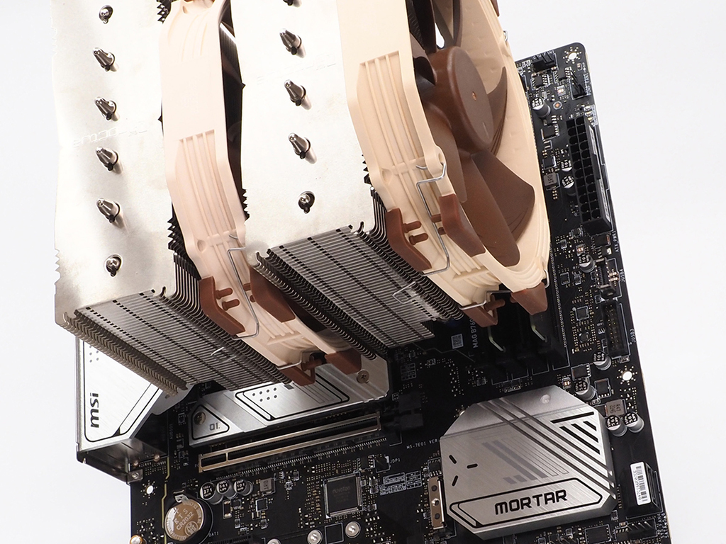 巨大な空冷CPUクーラーが実装できるB760Mゲーミングマザーボード、「NH