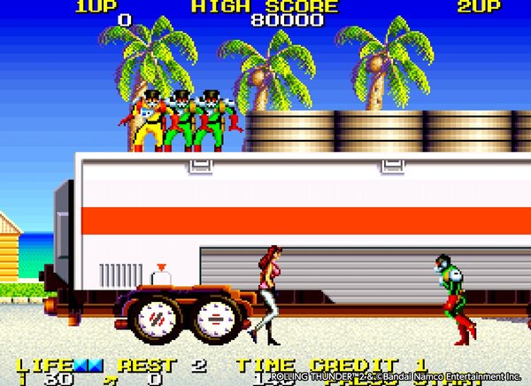 ASCII.jp：『ローリングサンダー2』が「アーケードアーカイブス」で5月