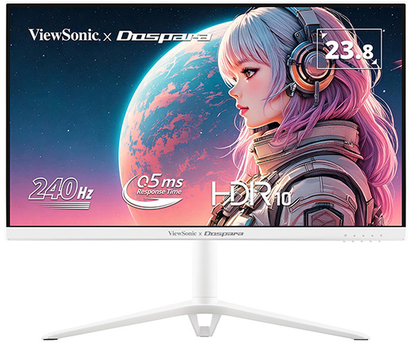 ASCII.jp：ビューソニック新型ゲーミングモニター登場！240Hz駆動で0.5