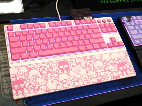 ASCII.jp：サンリオの人気キャラクターがRazerのゲーミングキーボード