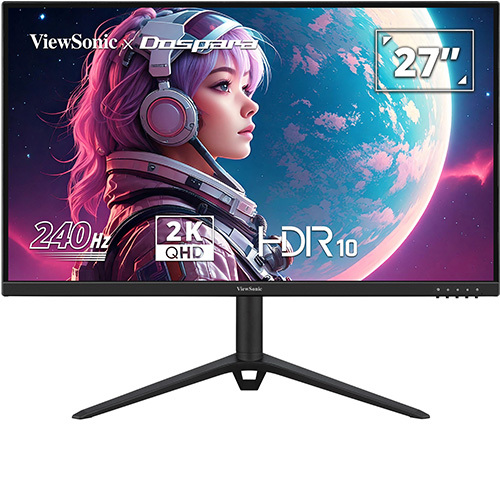 ASCII.jp：ViewSonicから240Hz/WQHD対応の27インチゲーミングモニター