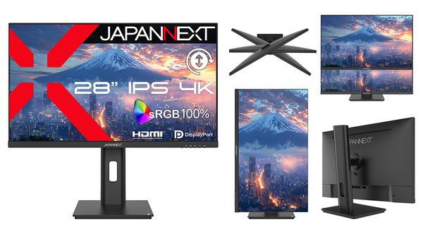 ASCII.jp：4K×28インチ×昇降スタンドで3万円台。JAPANNEXT「JN-IPS28U2