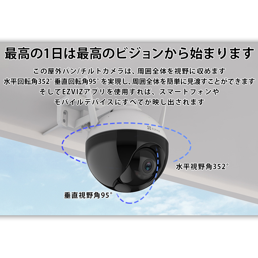 CS-C8C | 200万画素パンチルト対応Wi-Fiネットワークカメラ【SALE