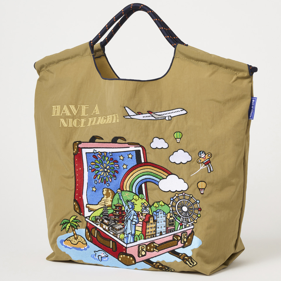 JAL、Ball＆Chainと初コラボ。世界の旅をイメージしたオリジナル刺繍