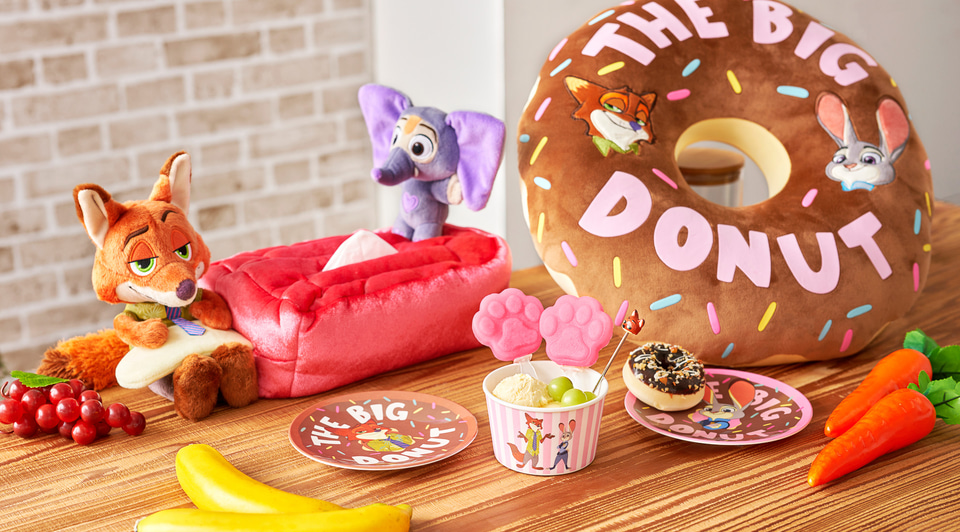 ディズニーストアから「ズートピア」のスイーツデザインのアイテム登場