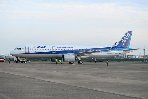 ANA、国内線向け新機材「エアバス A321neo」日本到着。9月12日の羽田