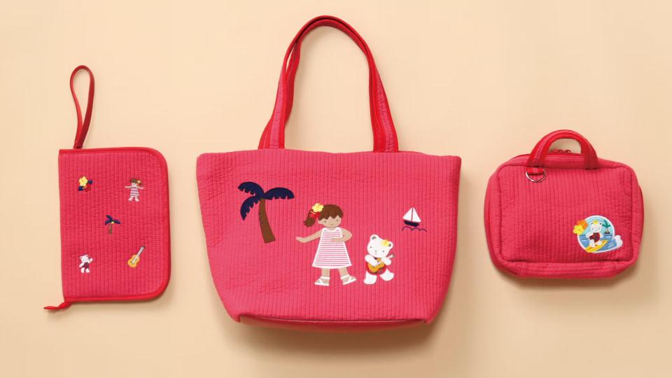 ファミリア×ピオヌンナル、NY・パリ・ハワイ旅行がテーマのコラボ