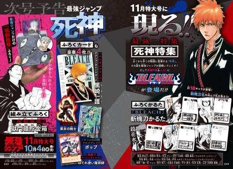 BLEACH』斬魄刀かるた」が「最強ジャンプ 11月号」付録に決定！ - GAME