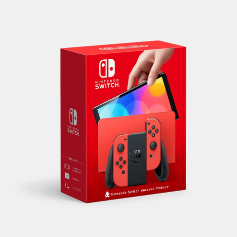 Nintendo Switch（有機ELモデル） マリオレッド」本日発売！ マリオの