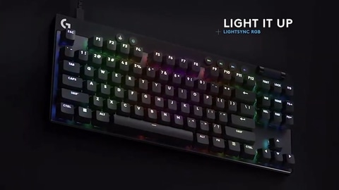 Logitech、ラピッドトリガー対応のゲーミングキーボード「PRO X TKL