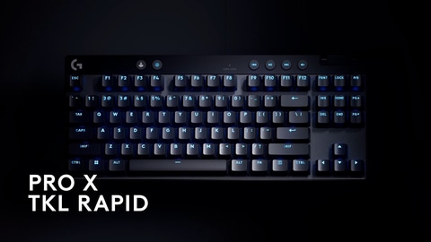 ロジクールG初のラピトリ対応ゲーミングキーボード「PRO X TKL RAPID