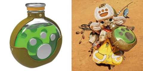 モンハンワイルズ」アイルーの回復薬ボトルなどがプライズ景品として